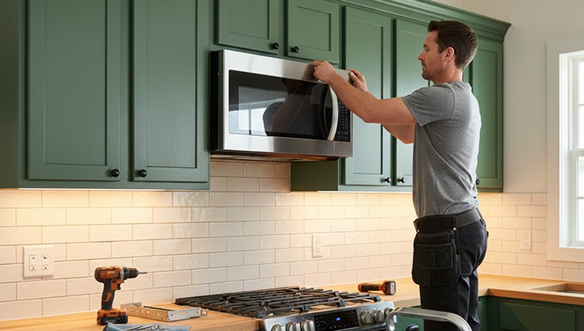 Kenmore Microwave Install